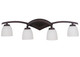 Craftmade - 14035OBG4-WG - Four Light Vanity - Viewpoint - Oiled Bronze Gilded