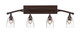 Toltec Lighting - 174-BRZ-461 - Four Light Bath Bar - Bow - Bronze