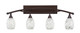 Toltec Lighting - 174-BRZ-5054 - Four Light Bath Bar - Bow - Bronze