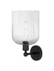 Edison One Light Wall Sconce (616-1W-BK-G559-8SDY)