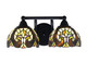 Toltec Lighting - 3422-MB-9945 - Two Light Bath Bar - Paramount - Matte Black