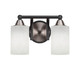 Toltec Lighting - 3422-MBBN-310 - Two Light Bath Bar - Paramount - Matte Black & Brushed Nickel