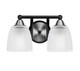 Toltec Lighting - 3422-MBBN-500 - Two Light Bath Bar - Paramount - Matte Black & Brushed Nickel