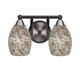 Toltec Lighting - 3422-MBBN-5054 - Two Light Bath Bar - Paramount - Matte Black & Brushed Nickel