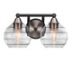 Toltec Lighting - 3422-MBBN-5110 - Two Light Bath Bar - Paramount - Matte Black & Brushed Nickel