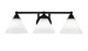 Toltec Lighting - 3423-MB-312 - Three Light Bath Bar - Paramount - Matte Black