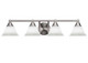 Toltec Lighting - 3424-BN-311 - Four Light Bath Bar - Paramount - Brushed Nickel