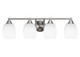 Toltec Lighting - 3424-BN-4021 - Four Light Bath Bar - Paramount - Brushed Nickel