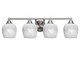 Toltec Lighting - 3424-BN-4811 - Four Light Bath Bar - Paramount - Brushed Nickel