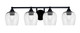 Toltec Lighting - 3424-MB-4812 - Four Light Bath Bar - Paramount - Matte Black
