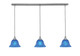 Toltec Lighting - 36-BN-4155 - Three Light Linear Pendalier - Any - Brushed Nickel