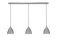 Toltec Lighting - 36-BN-425 - Three Light Mini Pendant - Any - Brushed Nickel