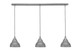 Toltec Lighting - 36-BN-427 - Three Light Mini Pendant - Any - Brushed Nickel