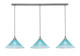 Toltec Lighting - 36-BN-448 - Three Light Mini Pendant - Any - Brushed Nickel