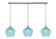 Toltec Lighting - 36-BN-4925 - Three Light Linear Pendalier - Stem - Brushed Nickel