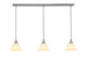 Toltec Lighting - 36-BN-508 - Three Light Linear Pendalier - Any - Brushed Nickel