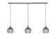 Toltec Lighting - 36-BN-5112 - Three Light Linear Pendalier - Stem - Brushed Nickel