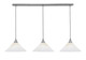 Toltec Lighting - 36-BN-702 - Three Light Linear Pendalier - Any - Brushed Nickel