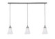 Toltec Lighting - 36-BN-729 - Three Light Mini Pendant - Any - Brushed Nickel