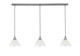 Toltec Lighting - 36-BN-755 - Three Light Linear Pendalier - Any - Brushed Nickel