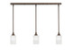 Toltec Lighting - 36-BRZ-3001 - Three Light Linear Pendalier - Stem - Bronze