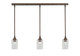 Toltec Lighting - 36-BRZ-3002 - Three Light Linear Pendalier - Stem - Bronze