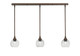 Toltec Lighting - 36-BRZ-4102 - Three Light Linear Pendalier - Stem - Bronze