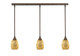 Toltec Lighting - 36-BRZ-4175 - Three Light Mini Pendant - Any - Bronze