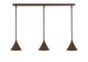 Toltec Lighting - 36-BRZ-421 - Three Light Mini Pendant - Any - Bronze