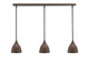 Toltec Lighting - 36-BRZ-425 - Three Light Mini Pendant - Any - Bronze