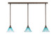 Toltec Lighting - 36-BRZ-458 - Three Light Linear Pendalier - Any - Bronze