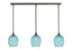 Toltec Lighting - 36-BRZ-4905 - Three Light Linear Pendalier - Stem - Bronze
