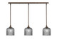 Toltec Lighting - 36-BRZ-4912 - Three Light Linear Pendalier - Stem - Bronze