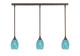 Toltec Lighting - 36-BRZ-5055 - Three Light Linear Pendalier - Any - Bronze