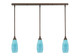Toltec Lighting - 36-BRZ-5065 - Three Light Linear Pendalier - Any - Bronze