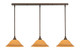 Toltec Lighting - 36-BRZ-624 - Three Light Linear Pendalier - Any - Bronze