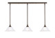 Toltec Lighting - 36-BRZ-731 - Three Light Mini Pendant - Any - Bronze