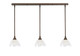 Toltec Lighting - 36-BRZ-755 - Three Light Linear Pendalier - Any - Bronze