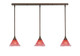 Toltec Lighting - 36-BRZ-756 - Three Light Linear Pendalier - Any - Bronze