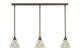 Toltec Lighting - 36-BRZ-9115 - Three Light Linear Pendalier - Any - Bronze