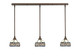 Toltec Lighting - 36-BRZ-9485 - Three Light Linear Pendalier - Any - Bronze