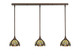 Toltec Lighting - 36-BRZ-9945 - Three Light Mini Pendant - Any - Bronze