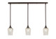 Toltec Lighting - 36-DG-4253 - Three Light Linear Pendalier - Stem - Dark Granite