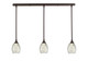 Toltec Lighting - 36-DG-5054 - Three Light Mini Pendant - Any - Dark Granite