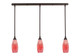 Toltec Lighting - 36-DG-5066 - Three Light Linear Pendalier - Any - Dark Granite