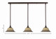 Toltec Lighting - 36-DG-603 - Three Light Mini Pendant - Any - Dark Granite