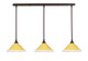 Toltec Lighting - 36-DG-774 - Three Light Mini Pendant - Any - Dark Granite