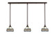 Toltec Lighting - 36-DG-9485 - Three Light Mini Pendant - Any - Dark Granite