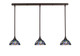 Toltec Lighting - 36-DG-9955 - Three Light Mini Pendant - Any - Dark Granite