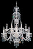 Schonbek - 2997-40R - 12 Light Chandelier - Sterling - Polished Silver